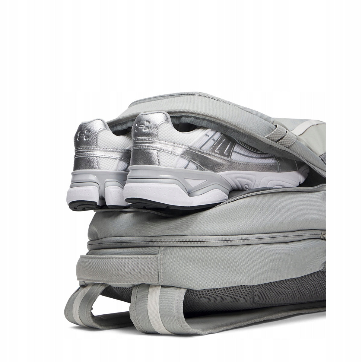 Sport training backpack Under Armour UA Hustle 6.0 Backpack Grey Brand Under Armour