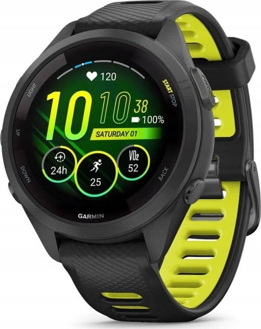 Sport watch Garmin Forerunner 265S Black and yellow (753759313746)