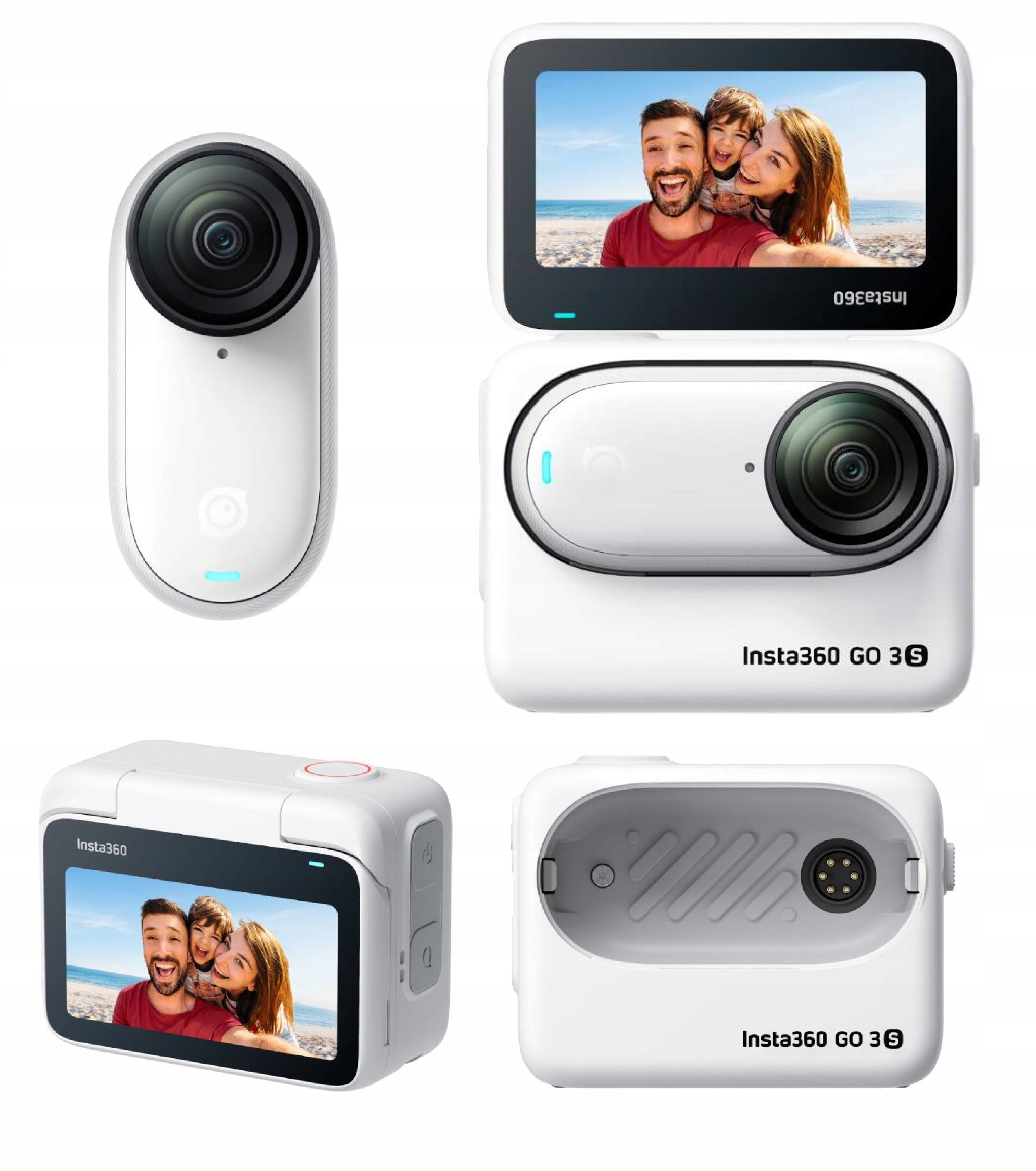 Sportovní kamera Insta360 GO 3S 64 GB bílá
