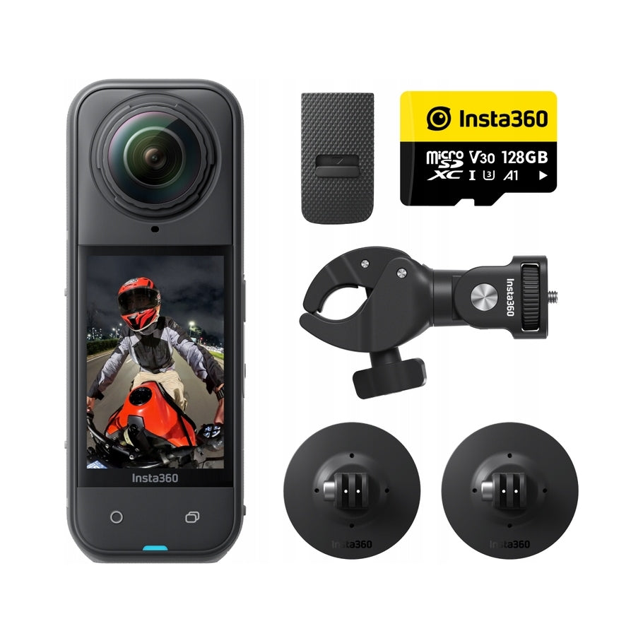 Sportovní kamera Insta360 X5 Motorcycle Bundle 4K UHD