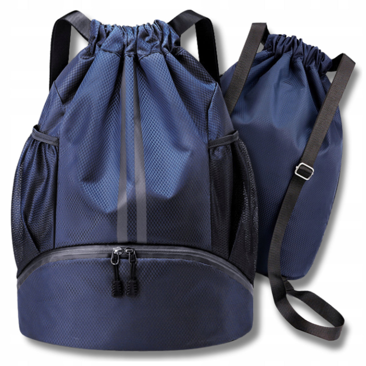 Sports Backpack Bag Gym Bag Spacious Men's Women's Navy Blue Packaging status original