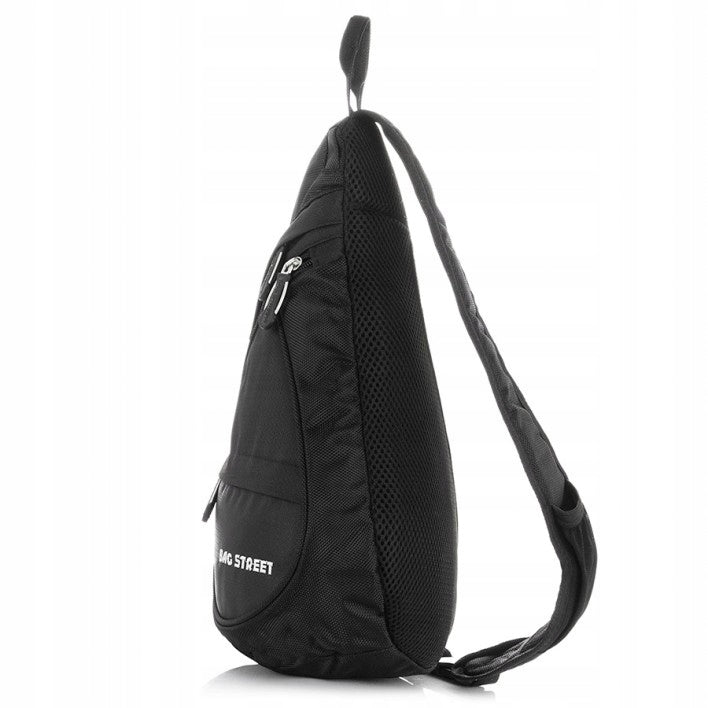 Sports Backpack Black One Shoulder Lightweight Sports Lots of Pockets Brand BAG STREET
