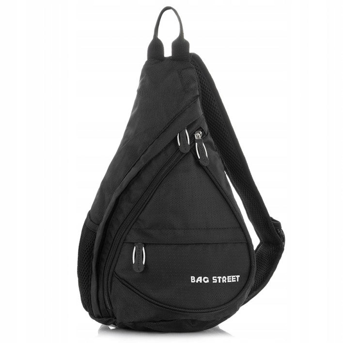 Sports Backpack Black One Shoulder Lightweight Sports Lots of Pockets