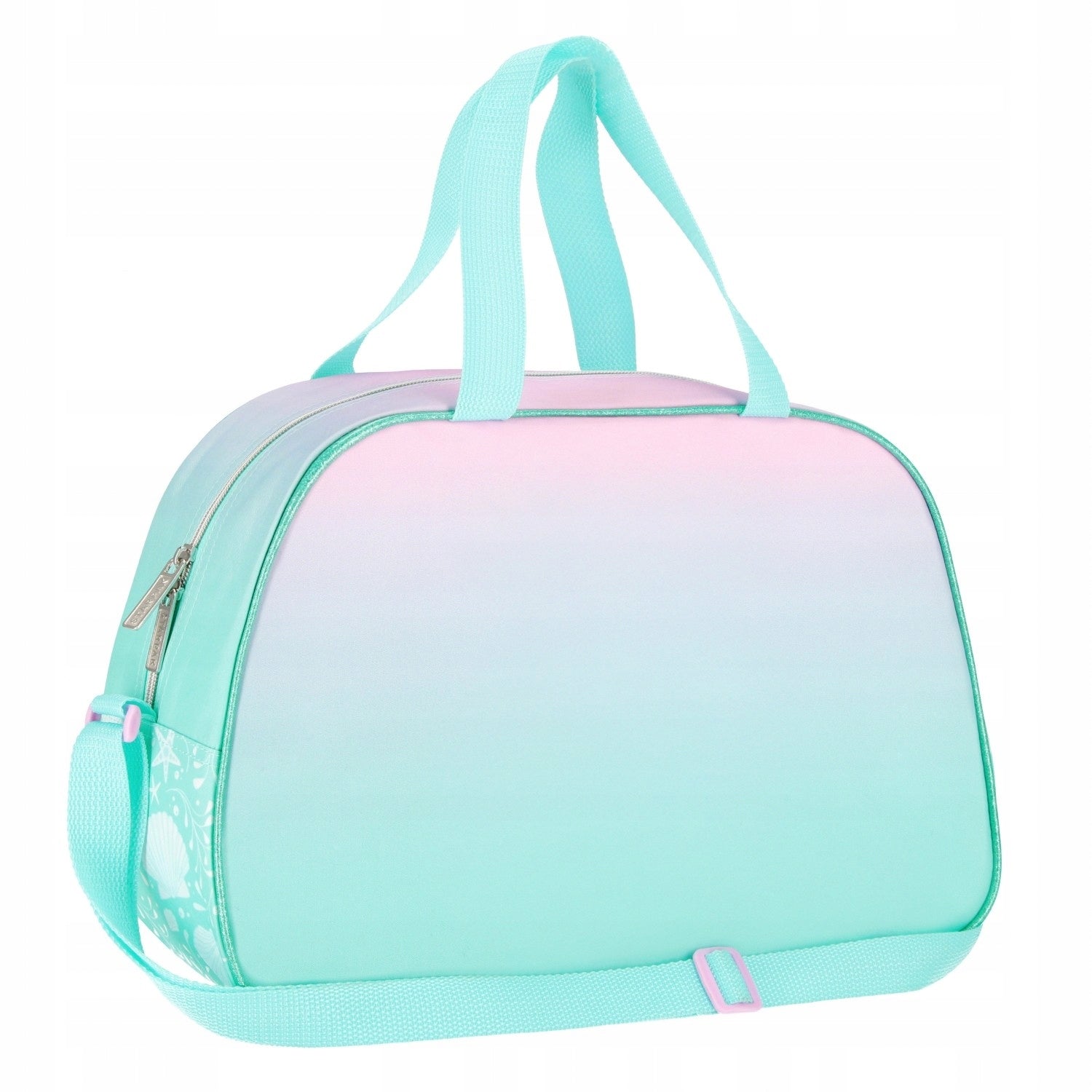 Sports Bag Pastel Shell Mermaid | For Swimming Pool Travel School Training Brand Starpak
