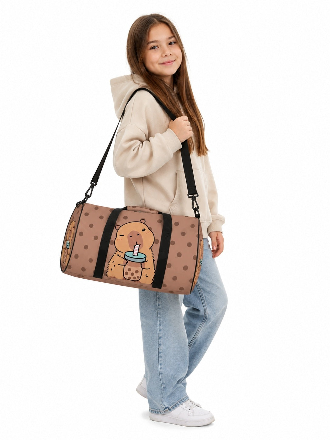 Sports Bag Travel Capybara 48 cm For Swimming Pool Gym Hand Luggage
