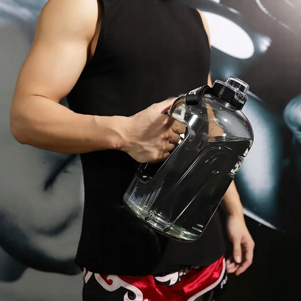 Sports Bottle 1,6L Water Bottle Large Fitness Gym Holder Manufacturer code butelka bidon na wodę