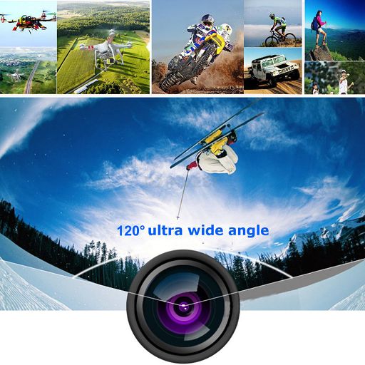 Sports Camera 1080p Black Waterproof Kit Model 00