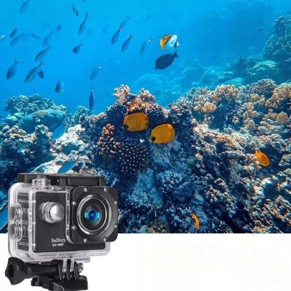 Sports Camera 1080p FHD Waterproof 30m 12MP 140 2x Batteries Akcesoria Manufacturer code Kamera Sportowa 1080p FHD Wodoodporna