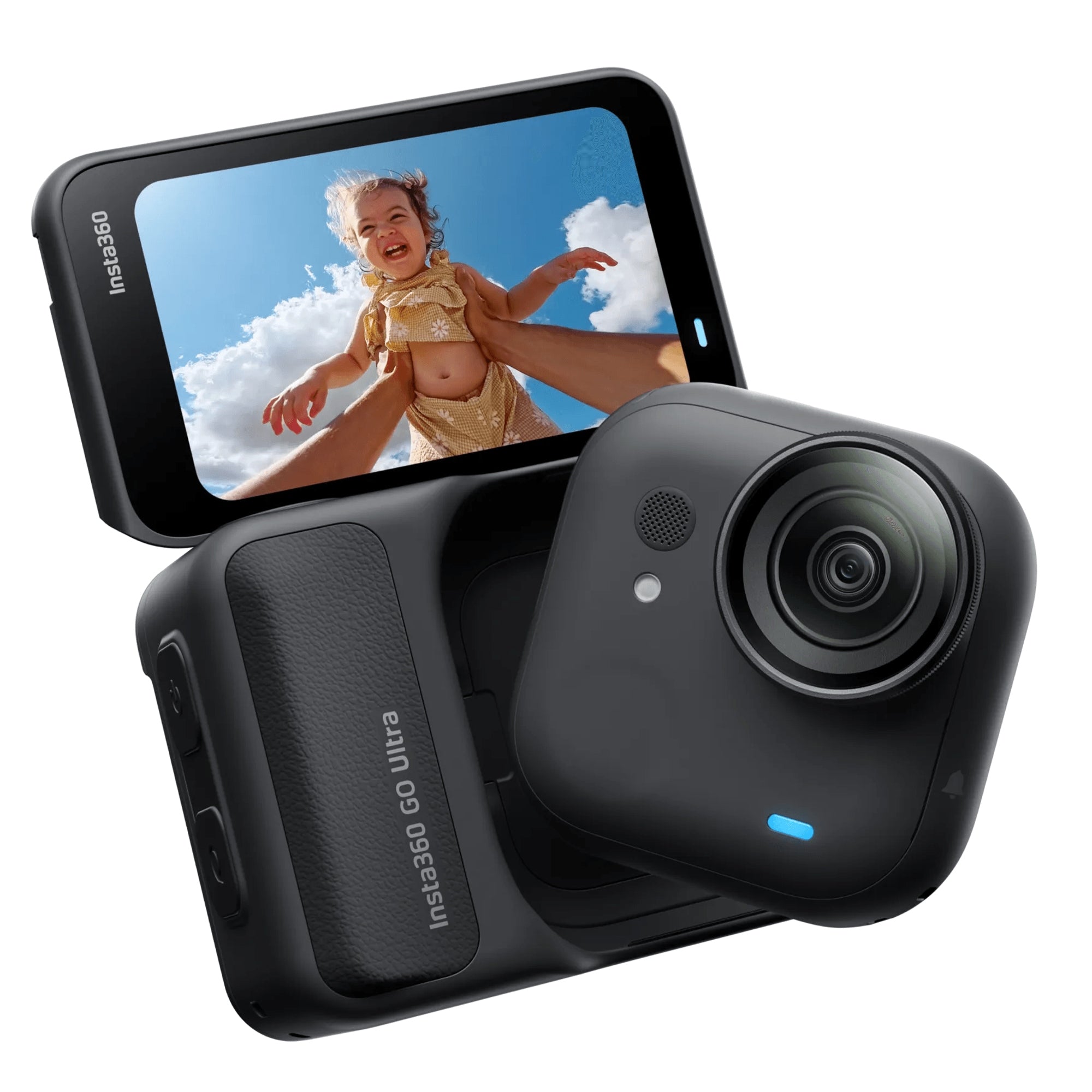 Sports Camera 4K Insta360 Go Ultra Movies 4K 60FPS UHD Waterproof, Black