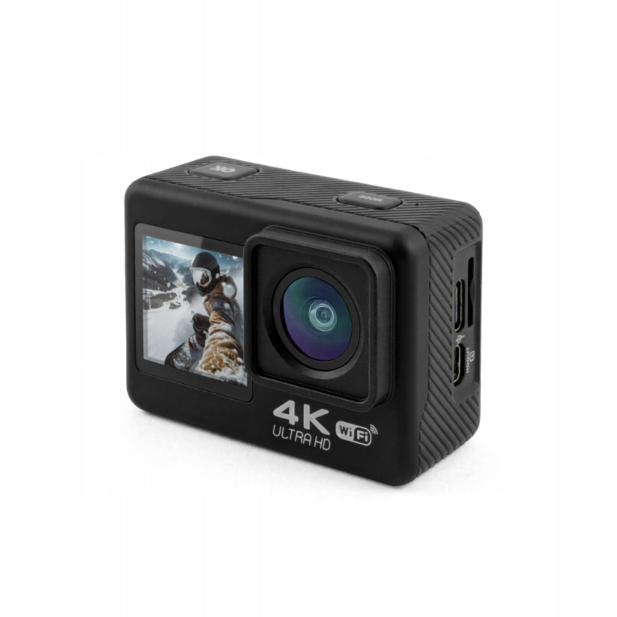 Sports Camera 4K UHD 60FPS WiFi Accessories USB-C Remote Control Waterproof Gomedia Packaging status original