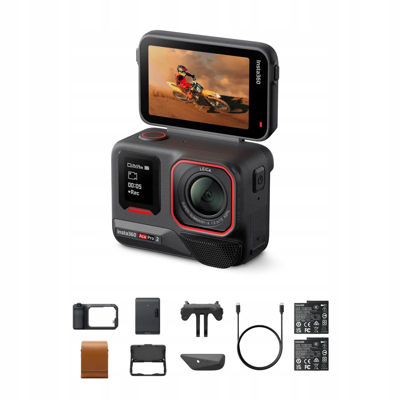 Sports Camera 4K120fps Insta360 Ace Pro 2 Flashprint Instant Ripper