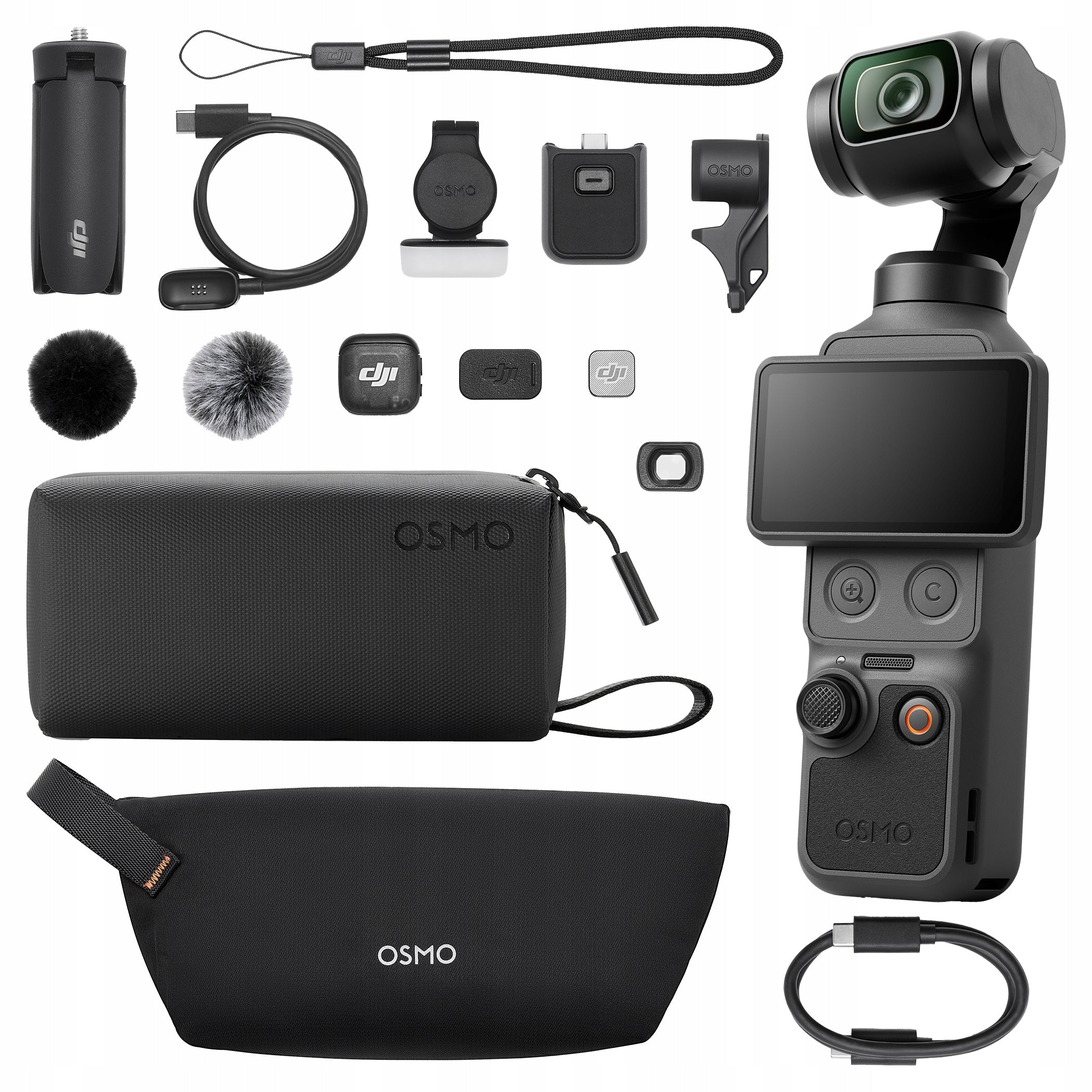 Sports Camera DJI Osmo Pocket 4 Creator Combo for VLOG with Microphone MIC 3