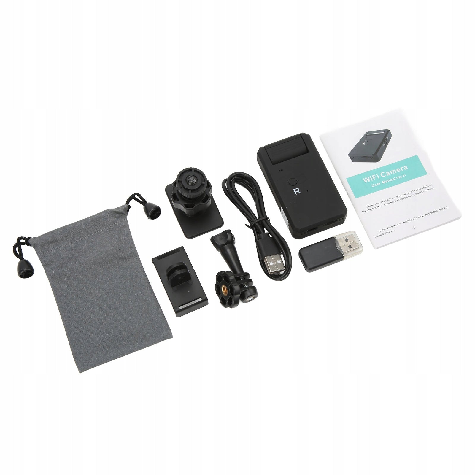 Sports Camera HD Mini WIFI IP Wide Angle Video Camera With 65 Brand no brand