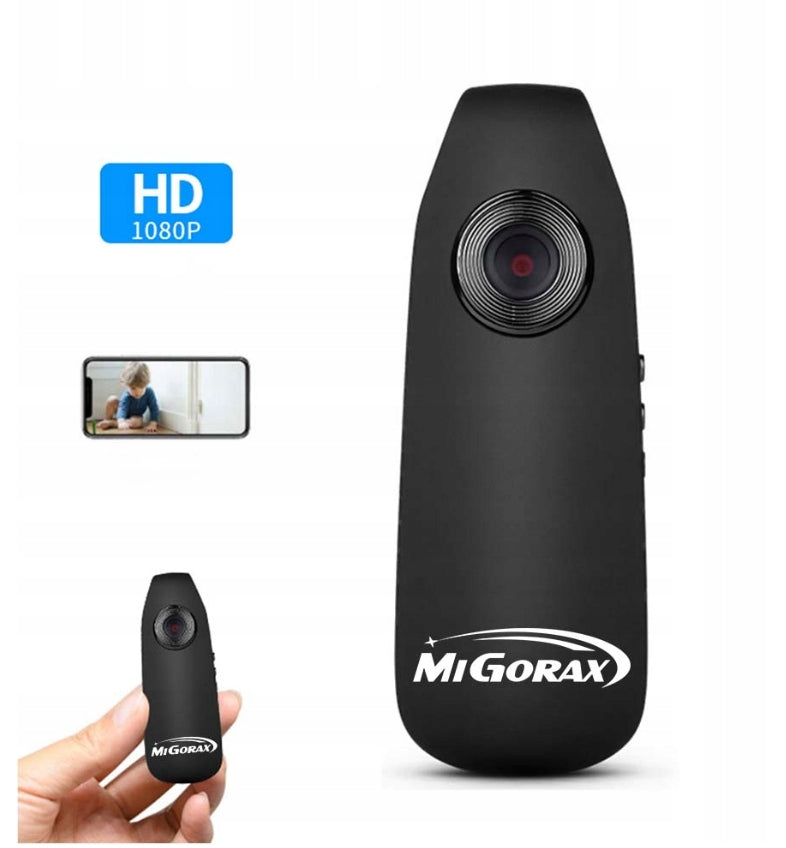 Sports Camera Mini MiGORAX Body Cam Full HD Route Recorder Clip Packaging status original