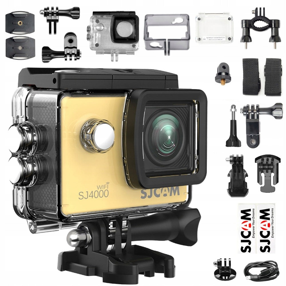 Sports Camera SJ4000 SJCAM WiFi 4k / 30FPS Gold