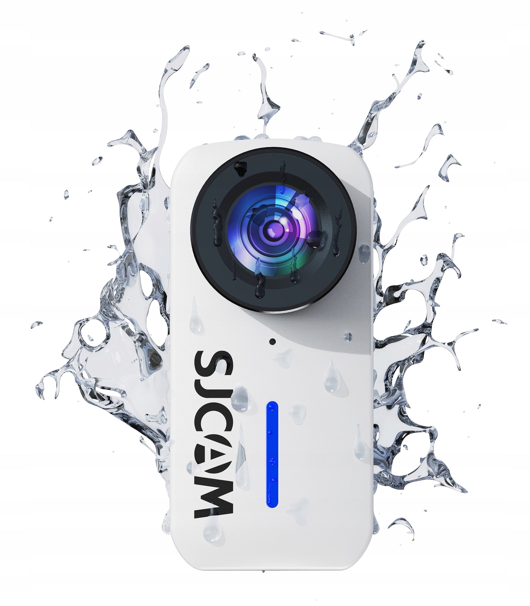 Sports Camera SJCAM C110 White 4K30FPS 15MP Waterproof Wi-Fi + Accessories