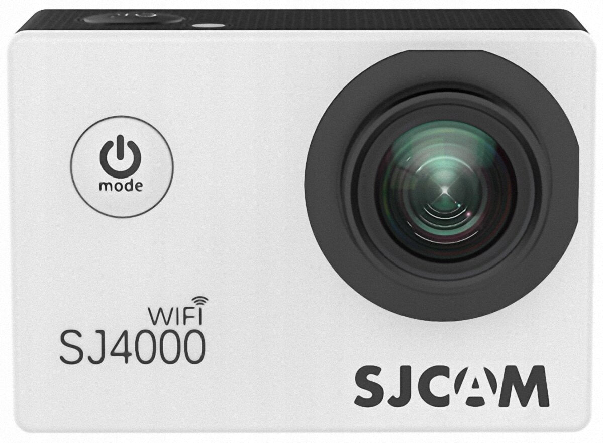 Sports Camera SJCAM SJ4000 WiFi White Movies 2K/Movies 4K 900 mAh 12MP Brand SJCam