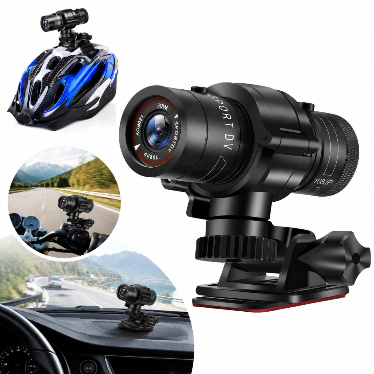 Sports Camera for Waterproof Motorcycle Helmet Kit