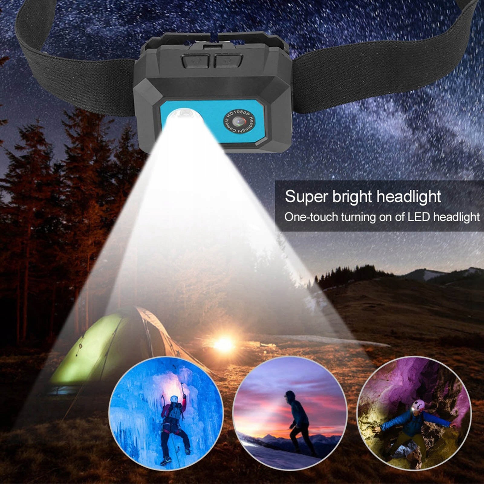 Sports Cameras 1080P with Headband DV DVR Model AF04