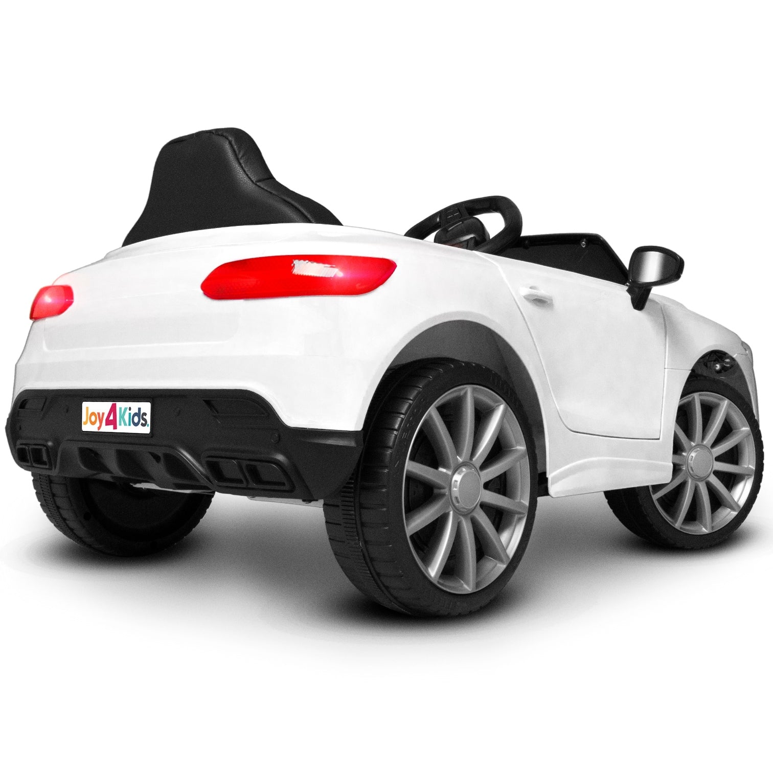 Sports Convertible joy4kids battery car with Remote Control Rocker LEDs Leather Packaging status original