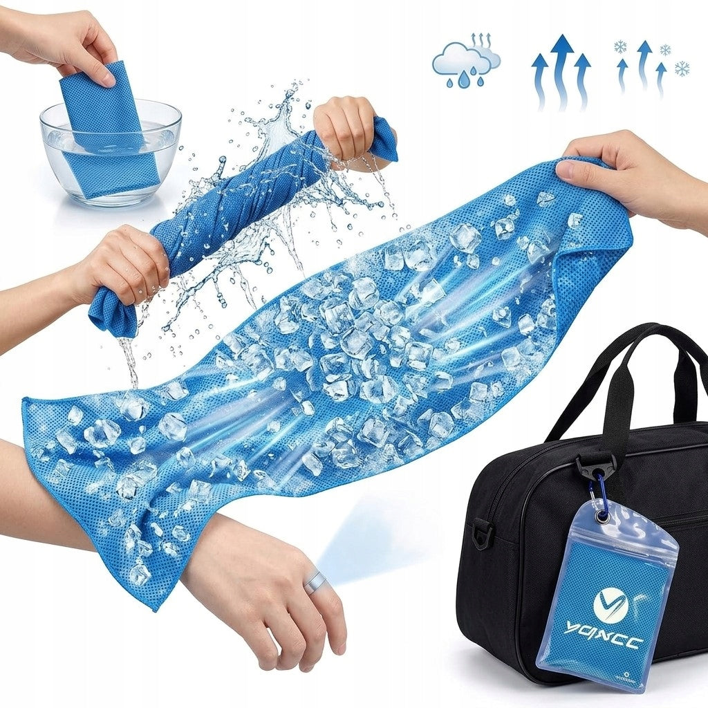 Sports Cooling Towel For Gym Training Yoga Exercise Bike 120cm Manufacturer code Ręcznik Chłodzący Ręczniki Sportowe Na Siłown