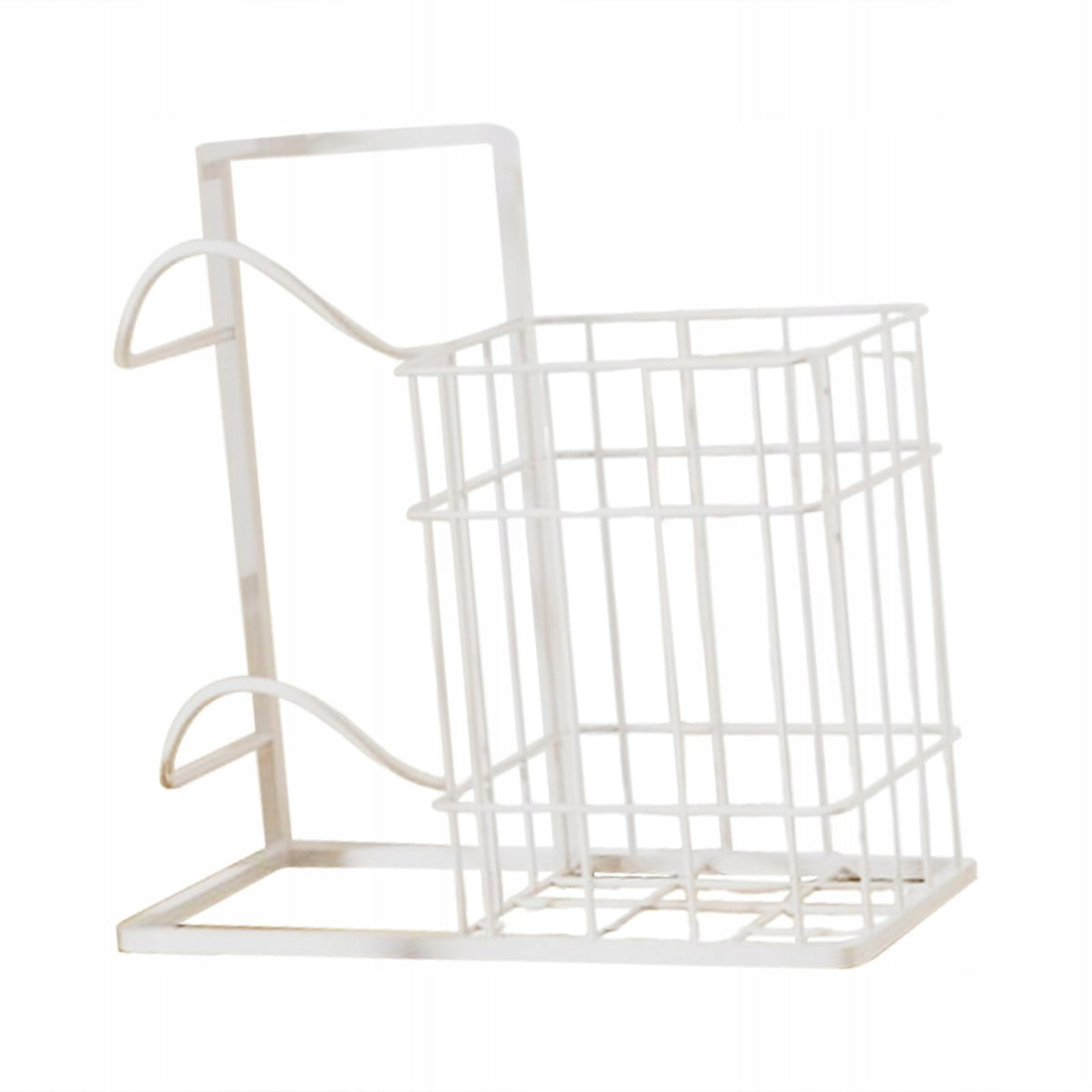 Sports Equipment Organizer Sports Ball Storage Rack for Basketball white