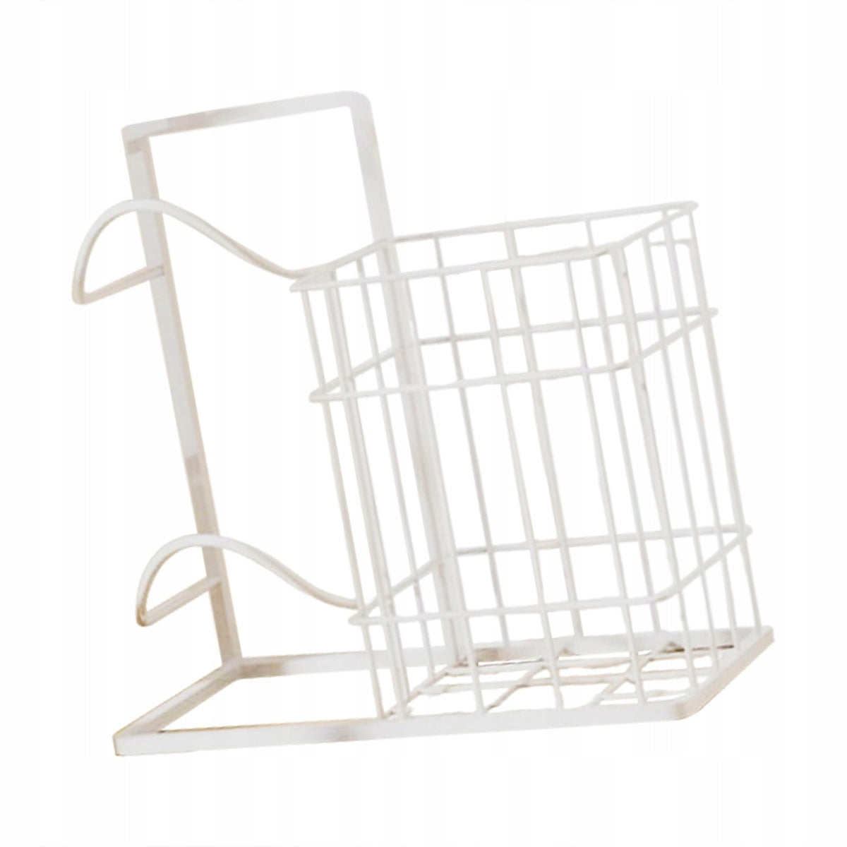 Sports Equipment Organizer Sports Ball Storage Rack for Volleyball white