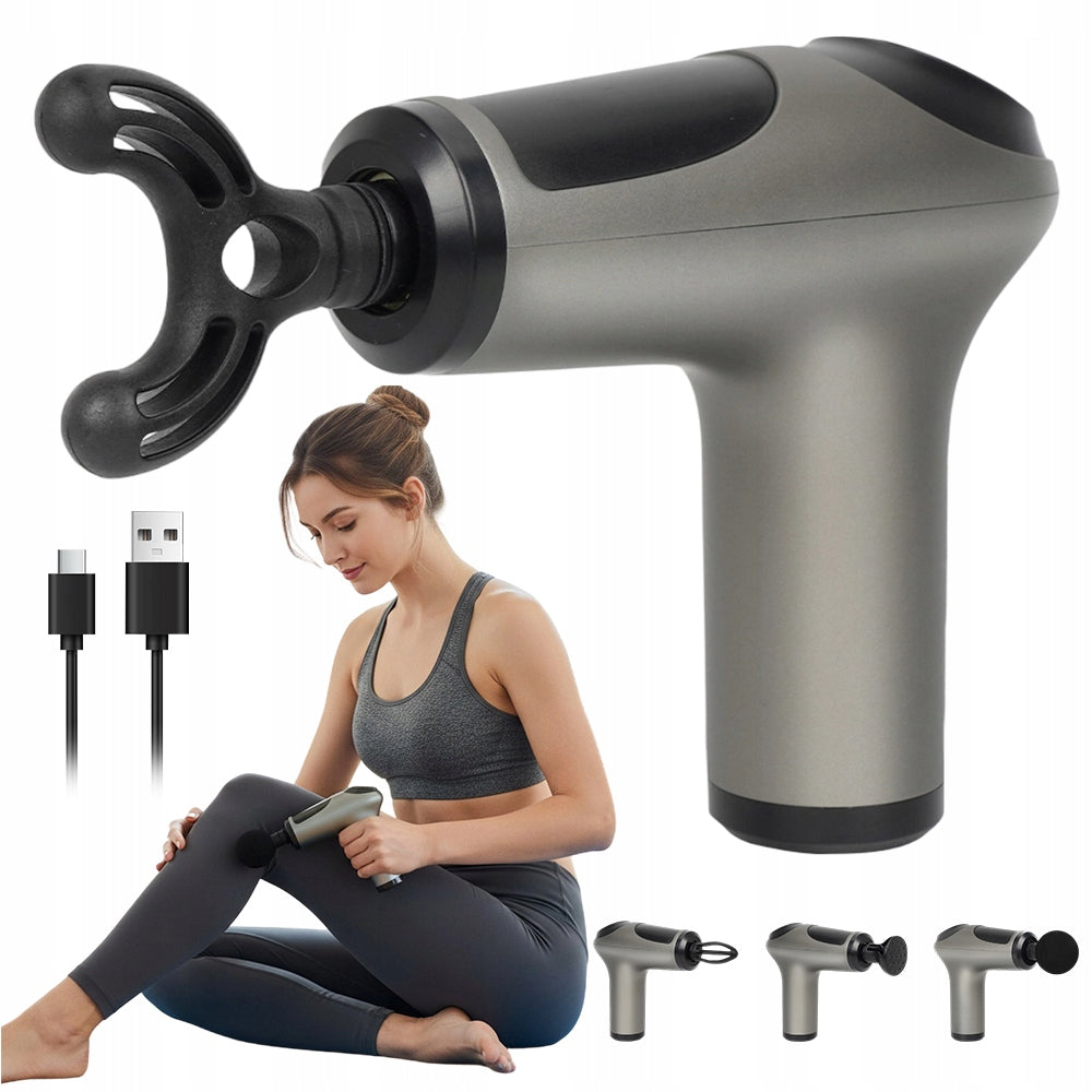 Sports Fascia Massage Gun 6 Degree Impact Massager Quiet