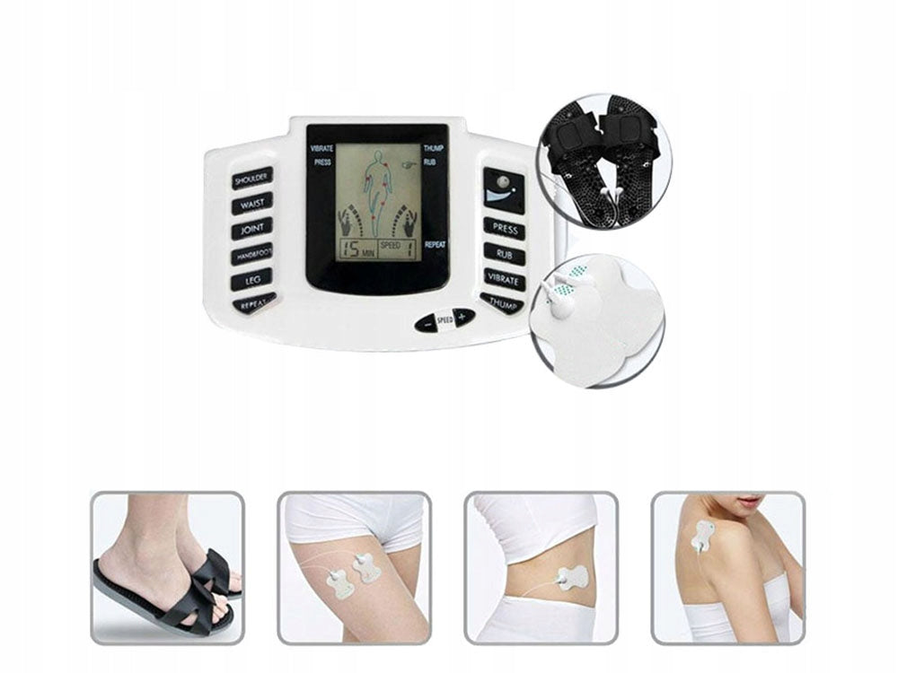 Sports LCD muscle and nerve electrostimulator for the whole body TENS EMS Brand Verk Group