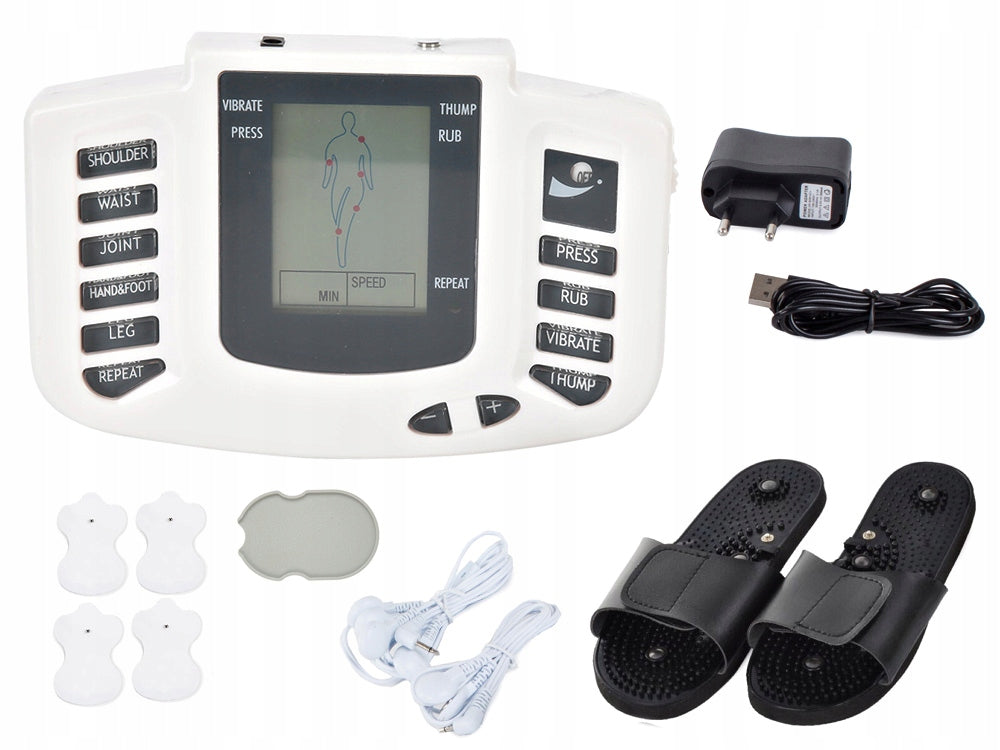 Sports LCD muscle and nerve electrostimulator for the whole body TENS EMS