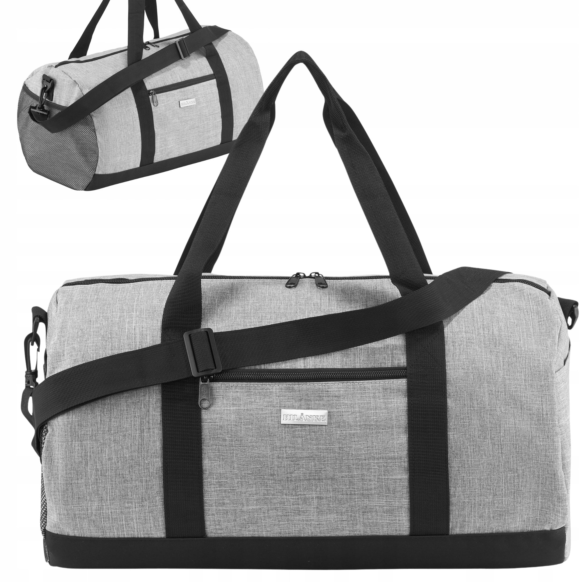Sports Training Bag for Gym 18 L Shoulder Luggage Waterproof Grey Brand no brand