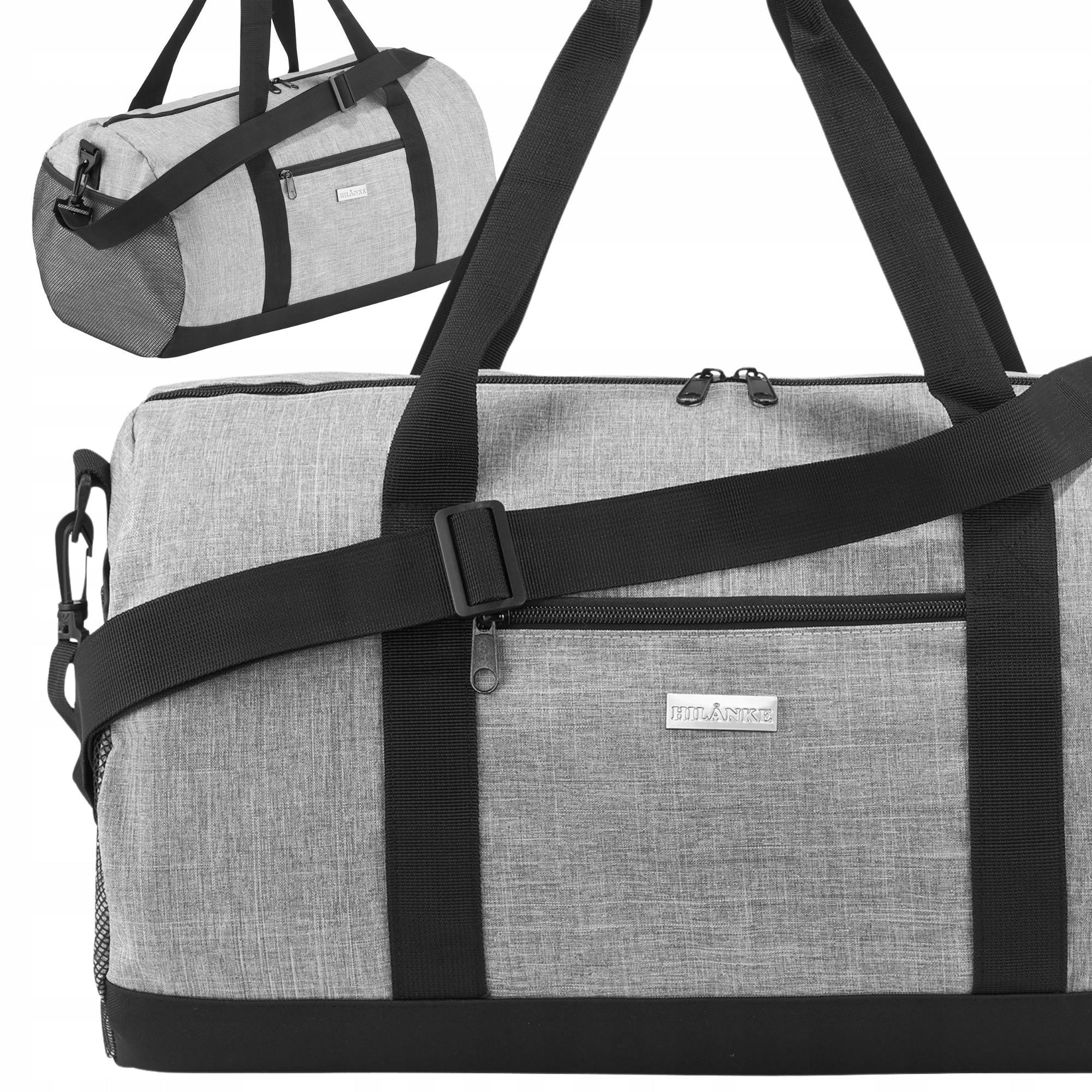 Sports Training Bag for Gym 18 L Shoulder Luggage Waterproof Grey