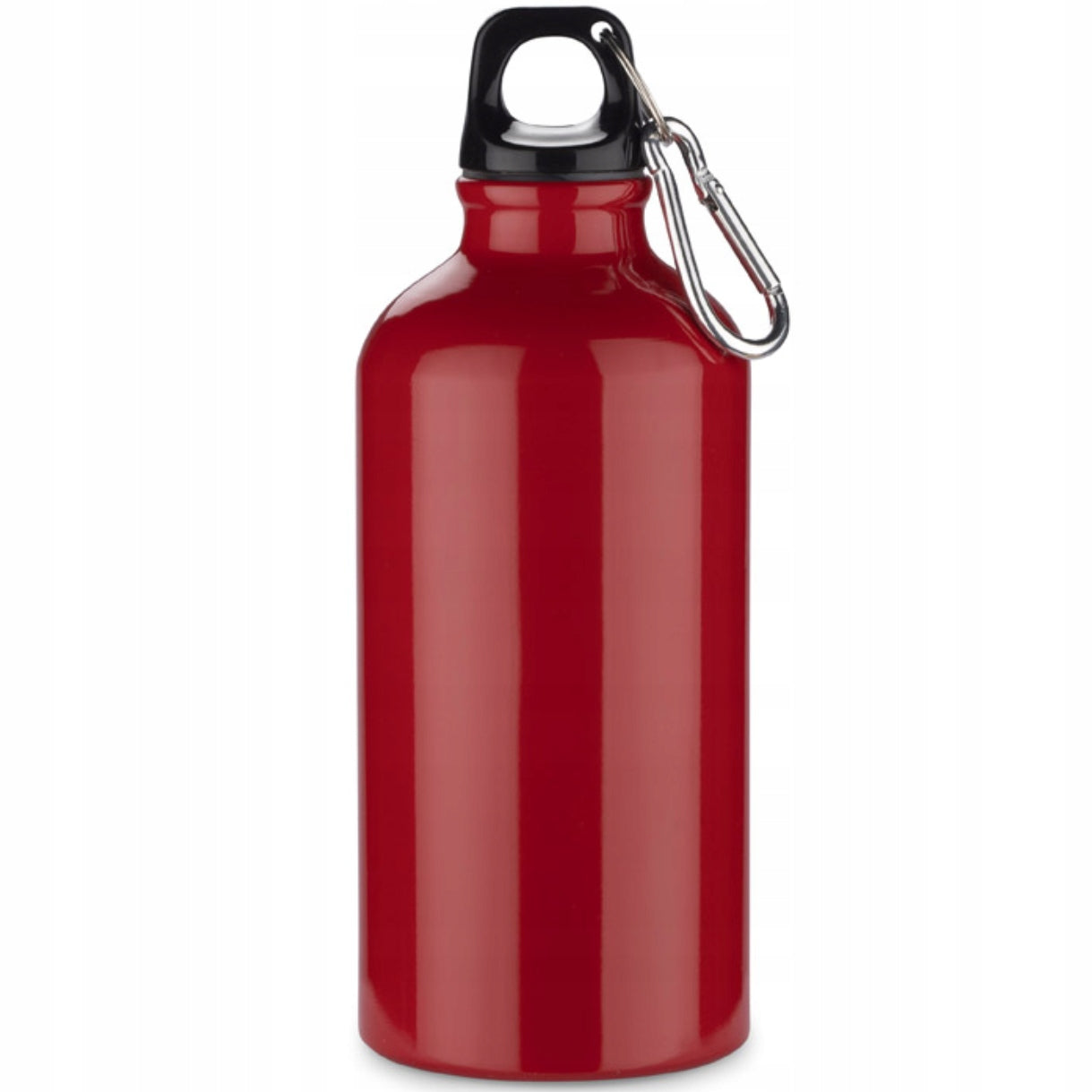 Sports Travel BOTTLE 500 ml aluminium with carabiner hook