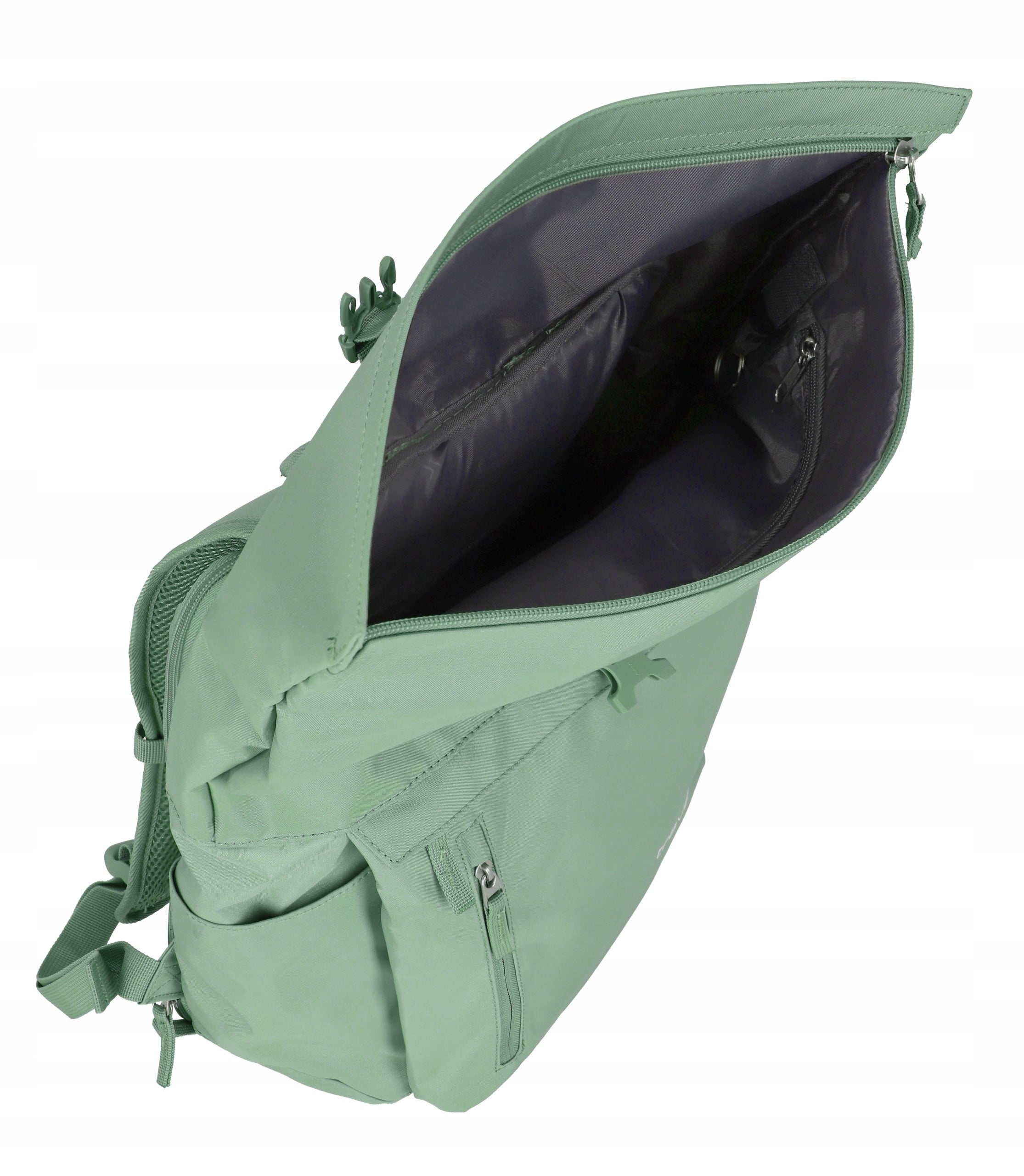 Sports Travel Backpack Travelite Basics Rolled for Laptop 35L Green Brand Travelite
