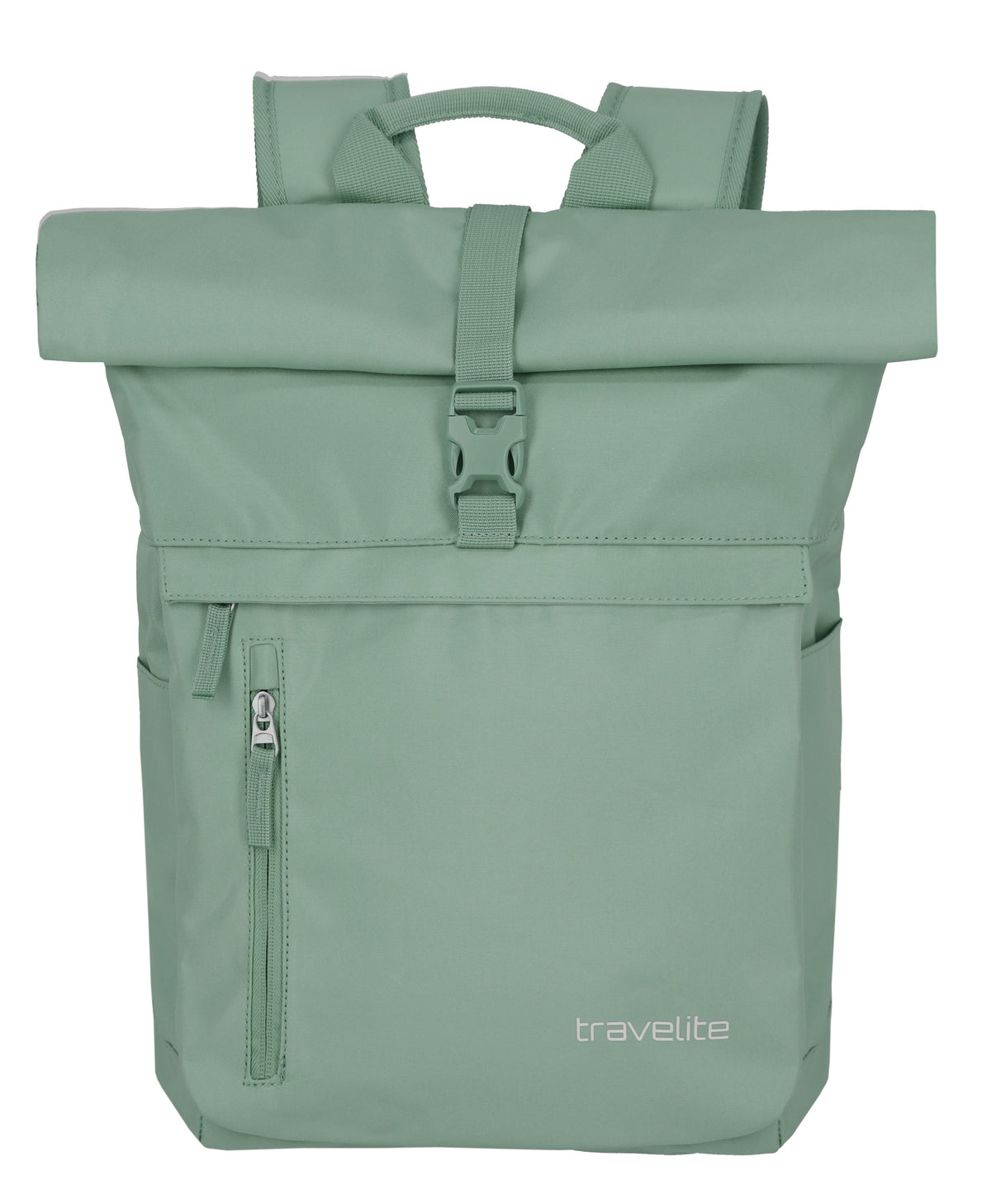Sports Travel Backpack Travelite Basics Rolled for Laptop 35L Green Packaging status original