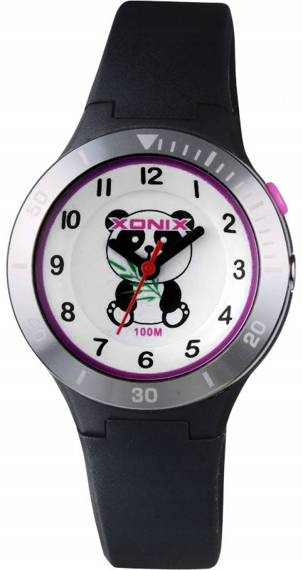 Sports Watch Black Children's Waterproof Original Anti-Allergic An Brand Xonix