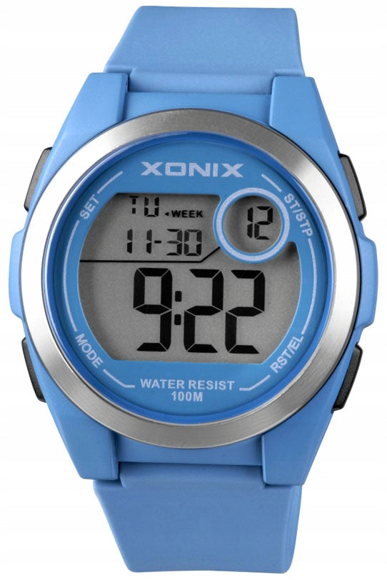Sports Watch Blue Children's Backlight Original Timer Water Batteries included yes