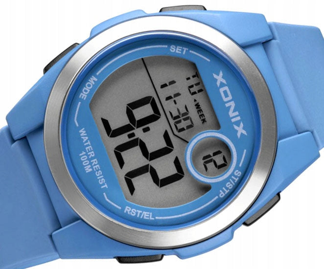 Sports Watch Blue Children's Backlight Original Timer Water Brand Xonix