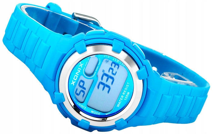Sports Watch Blue Children's Electronic Cheap Alarm Waterproof