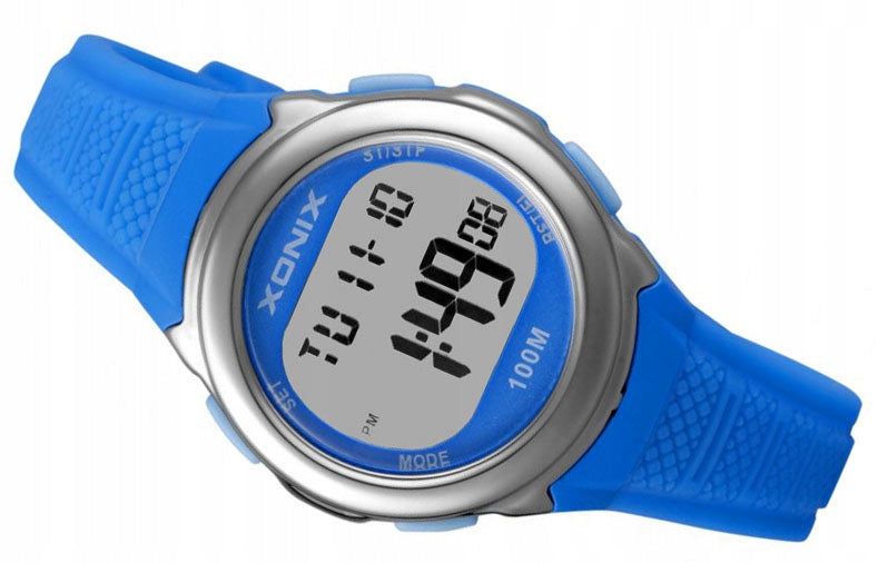 Sports Watch Blue Children's Small Timer Waterproof Backlight