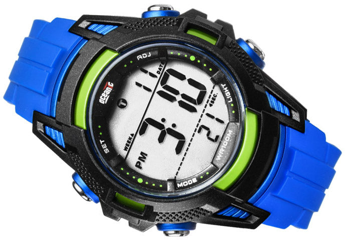 Sports Watch Blue Children's Timer Digital Cheap Waterproof
