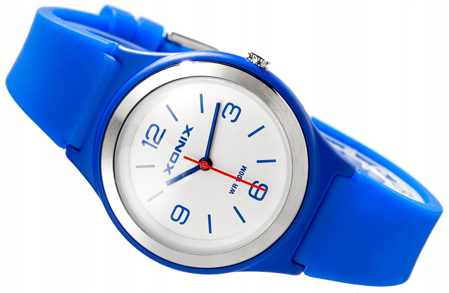 Sports Watch Blue For Girls Silicone Water Hand Strap