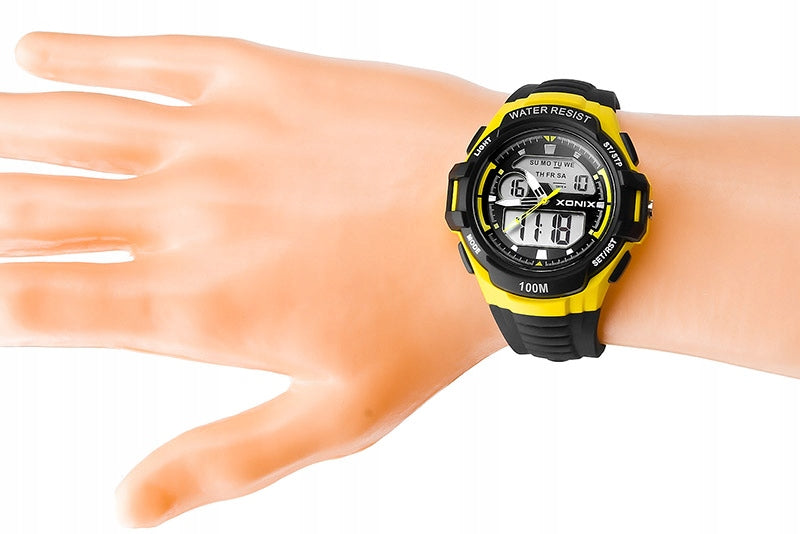 Sports Watch For Boyfriend XONIX 10ATM DualTime Brand Xonix