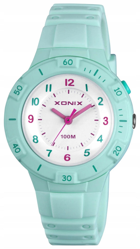 Sports Watch Green Children's Lightweight Analog Anti-Allergic Water Resistance Brand Xonix