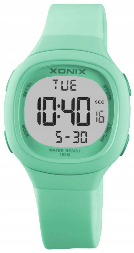 Sports Watch Green Children's Multifunctional Electronic Backlight Brand Xonix