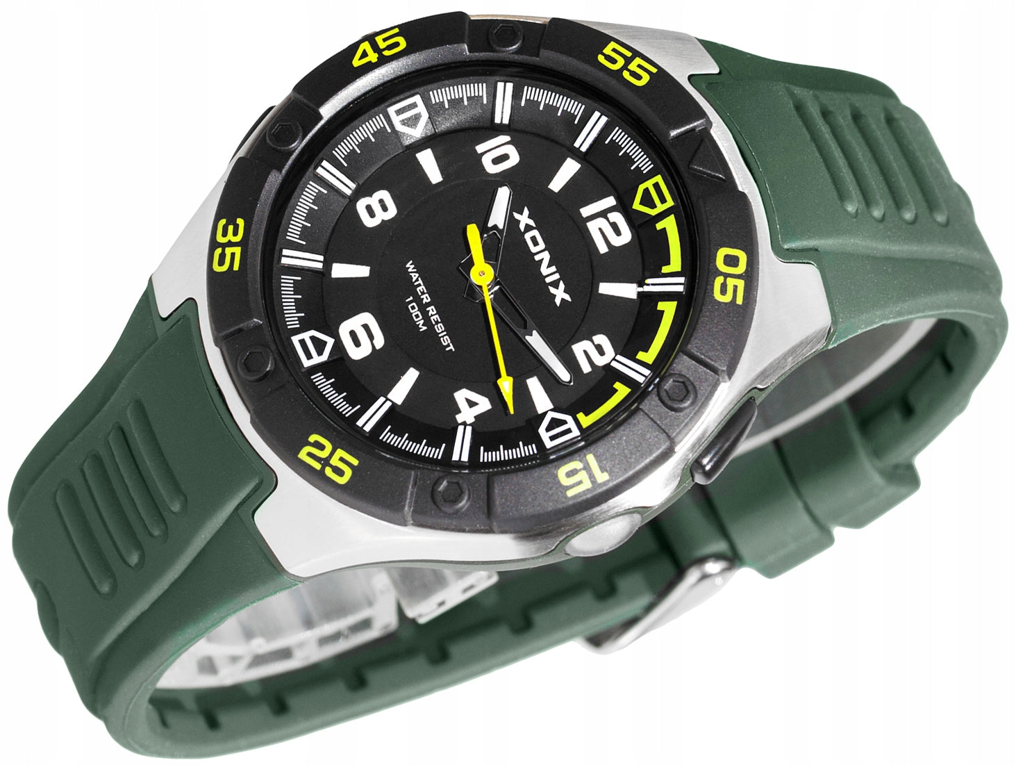 Sports Watch Green For Boy Waterproof Flashlight Backlight Wiel Additional features nickel-free