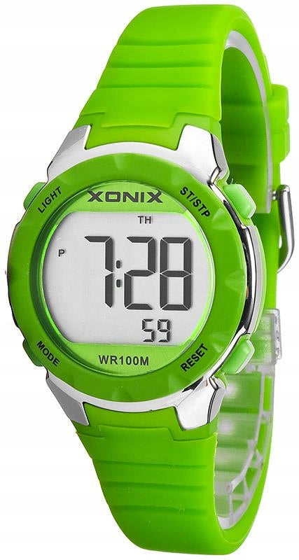 Sports Watch Green For Girls Electronic Anti-Allergic Cheap Batteries included yes