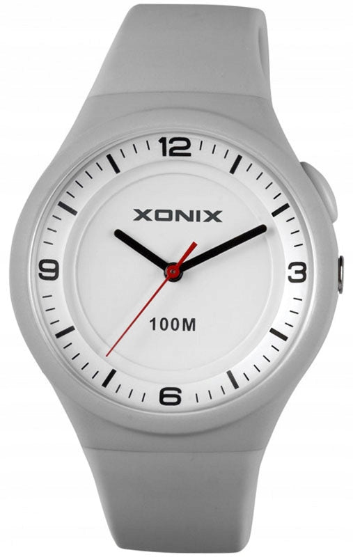 Sports Watch Grey Men's For Runners Anti-Allergic Waterproof Analog