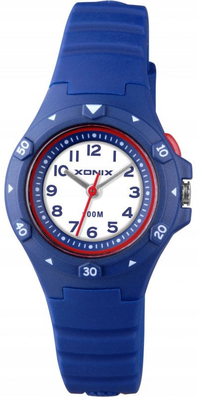 Sports Watch Navy Blue For Boy Waterproof Backlight Anti-Allergy Brand Xonix