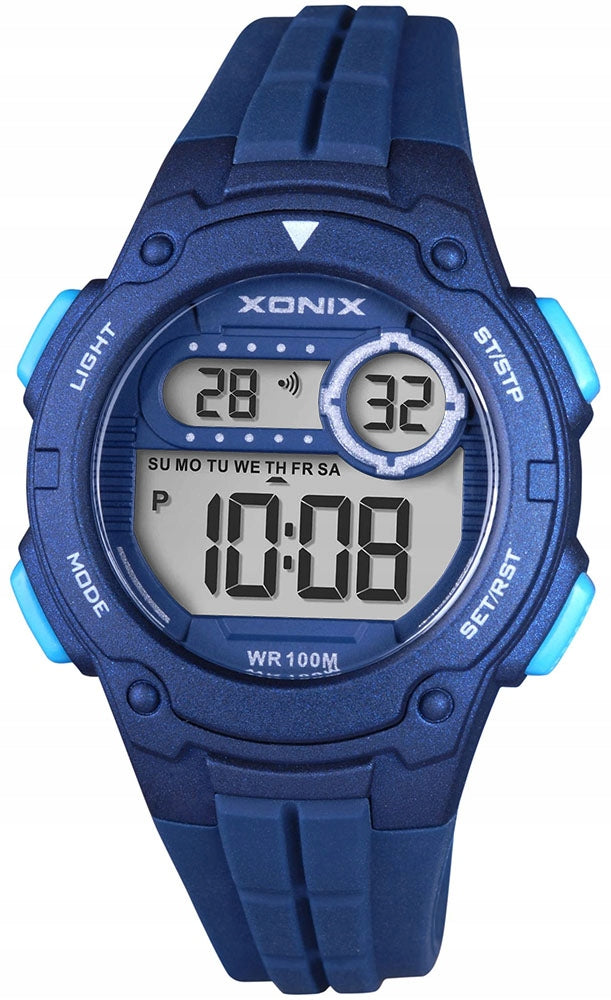 Sports Watch Navy Blue For Girls Anti-Allergic Alarm Multifunctional Brand Xonix